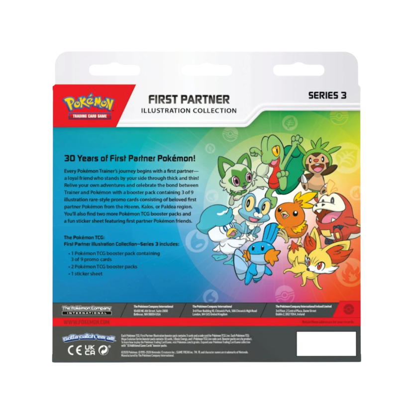 Pokémon First Partner Illustration Collection Series 3
