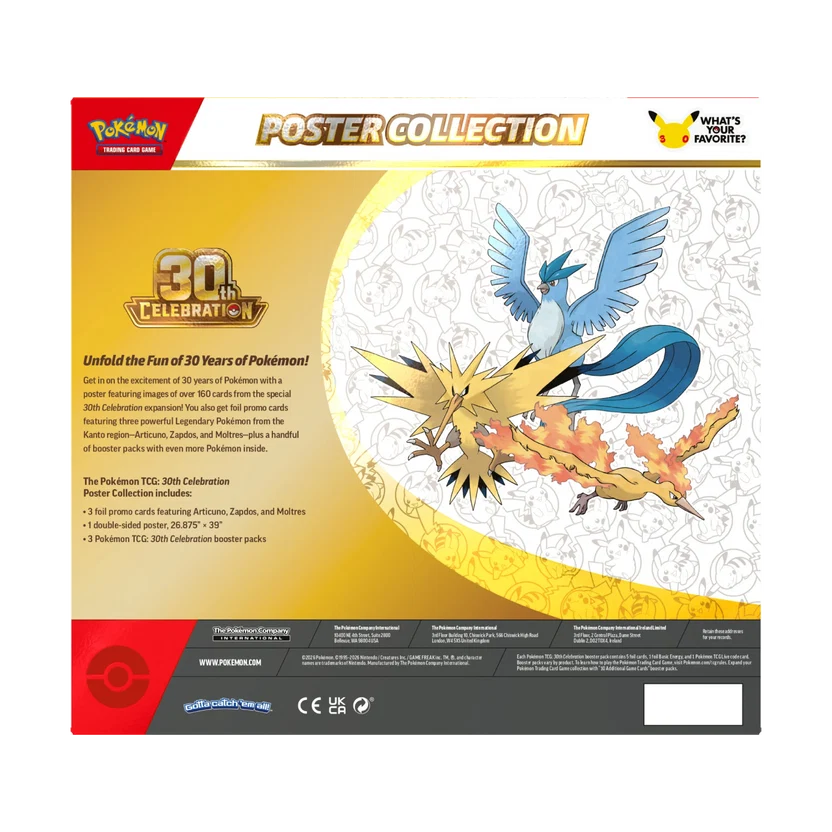 Pokémon 30th Celebration Poster Collection