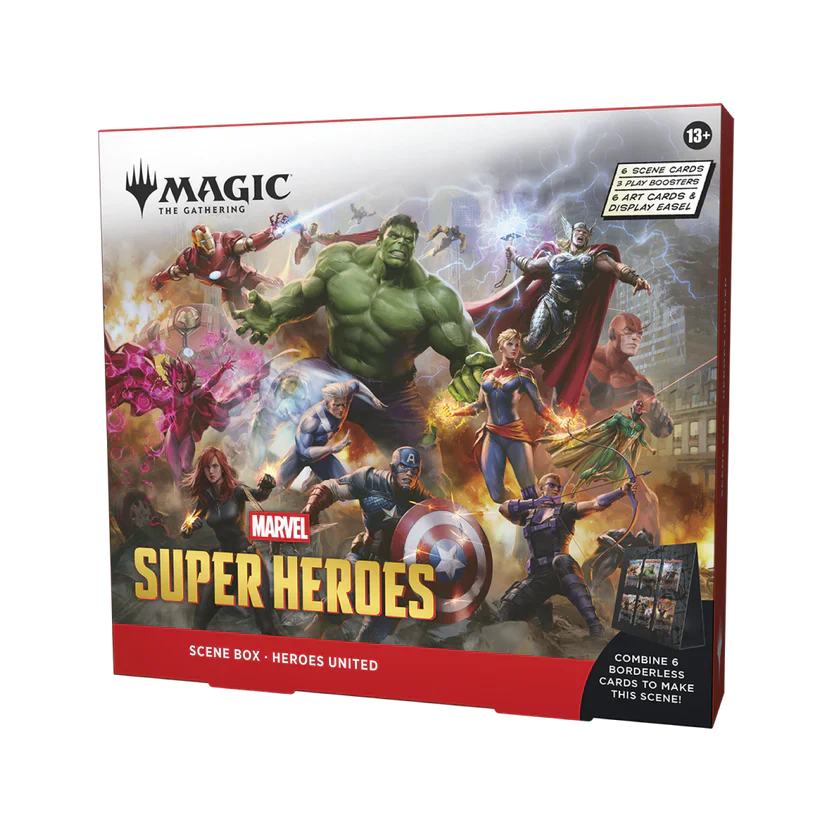MTG Marvel Super Heroes Scene Box Heroes United