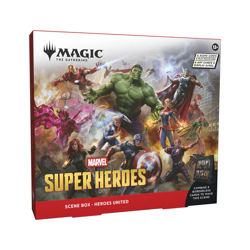 MTG Marvel Super Heroes Scene Box Heroes United