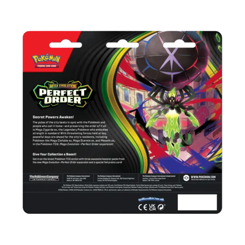 Pokémon Perfect Order 3 Pack Blister Chikorita