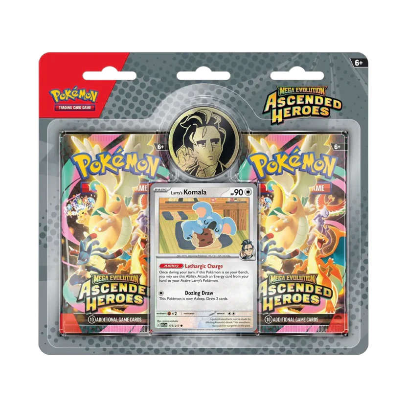 Pokémon Ascended Heroes Tech Sticker Larry's Komala